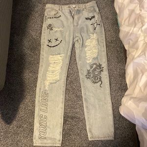 Adika TOXIC Ripped Jeans